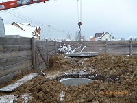 Прокладка каналізаційних труб. м Вишневе, Києво-Святошинський р-н., Київська обл.