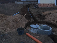 Облаштування каналізації в будинку в Дмитрівці