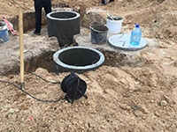 Облаштування каналізації в будинку Вишневе